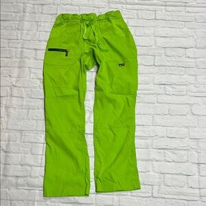 Koi Green Scrubs Cargo Pants with Drawstring